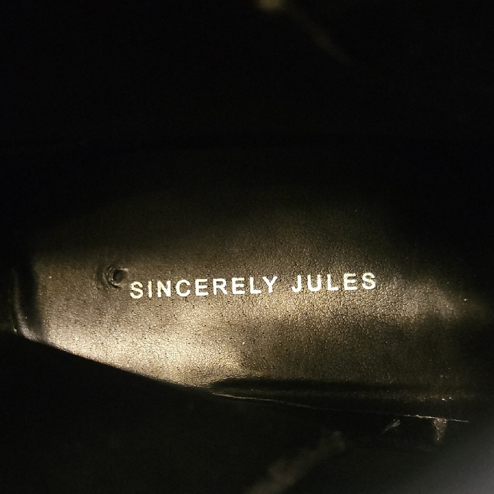 Never Worn Sincerely Jules White Combat Boots - Picture 2 of 10
